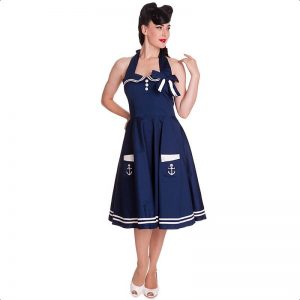 Hell Bunny Kleid “Sindy” Vintage Sailor